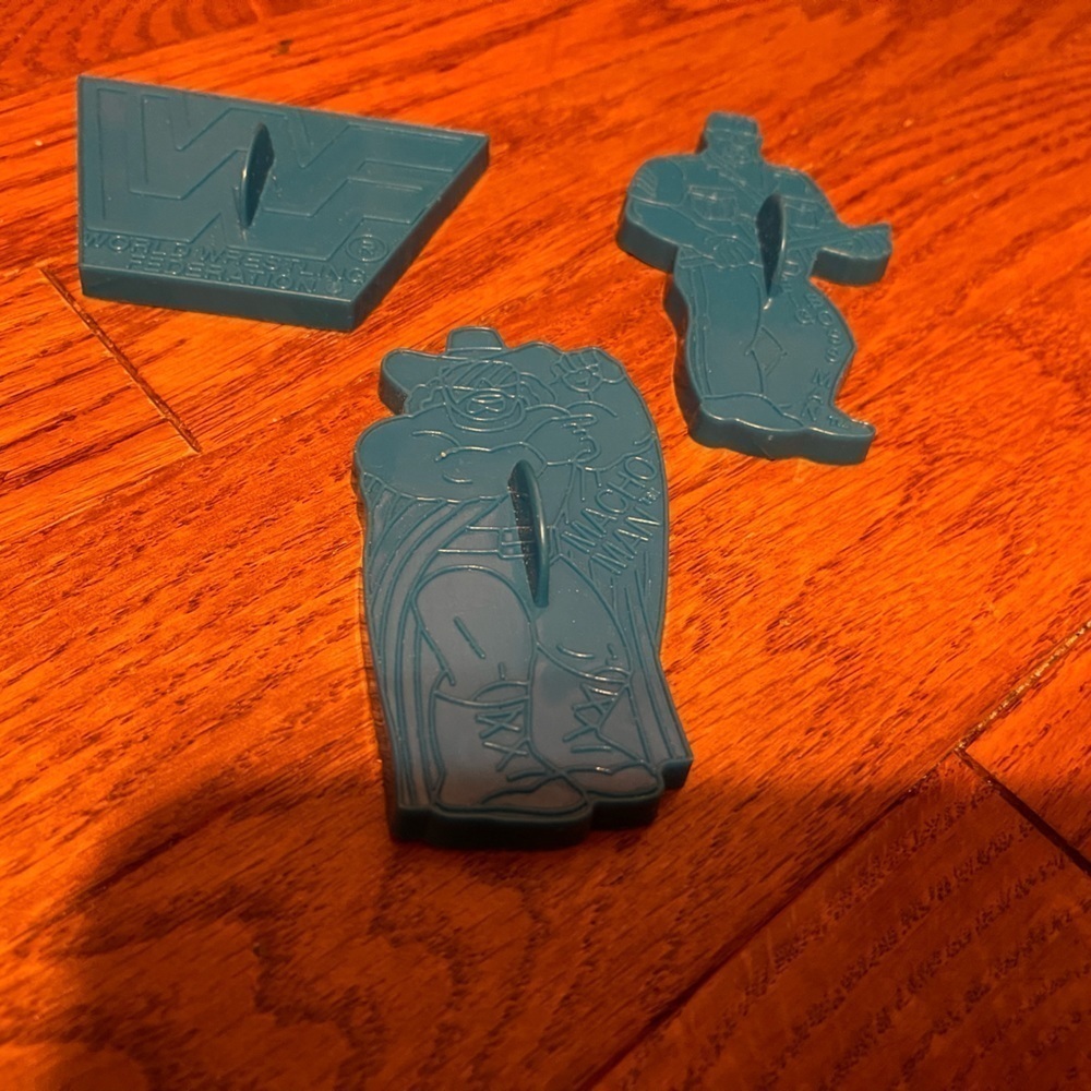 WWF Wilton Enterprises Cookie Cutter Set 1992 - 3 Cutters